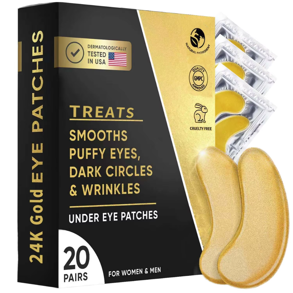 24K Golden Collagen Eye Patches