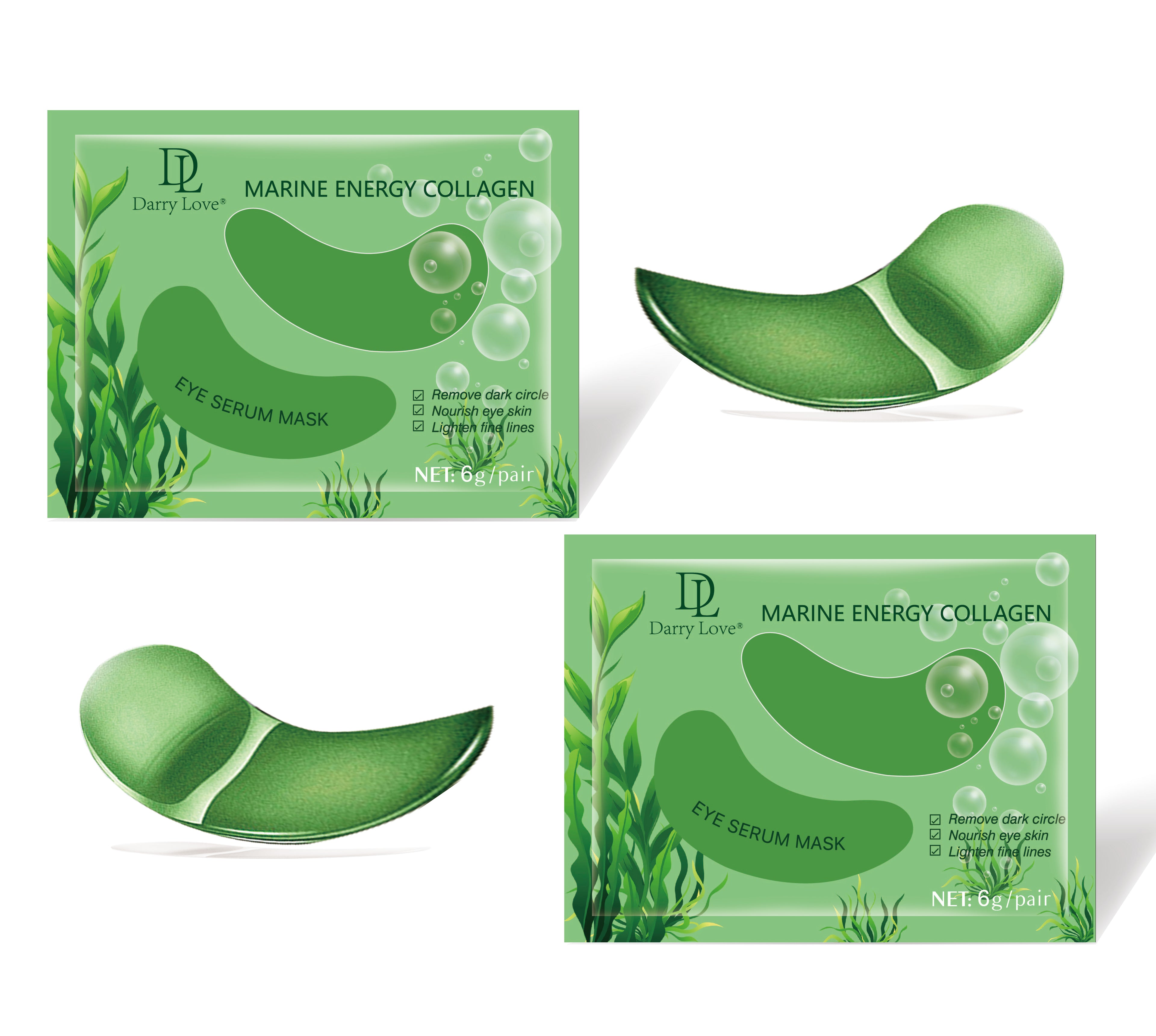 Darry Love Firming Under Eye Gel Patch Eye Serum Mask 6g(1 Pair)