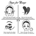 Beauty Products Crystal Sheet Eye Mask Skin Care 24K Gold Collagen Eye Patches (1 Pair)